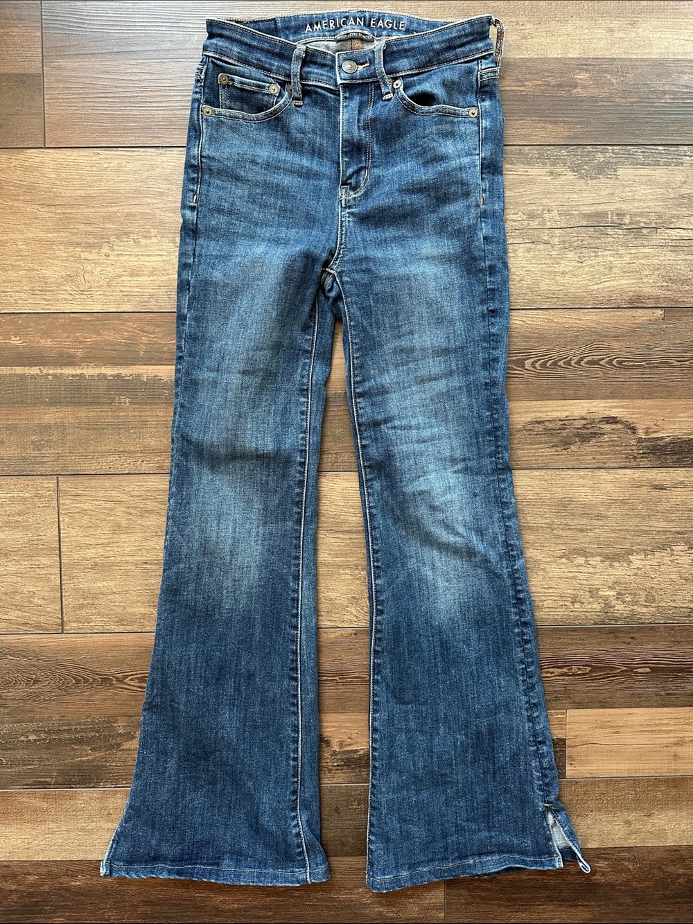 American Eagle Outfitters Dark Blue Flare Jeans